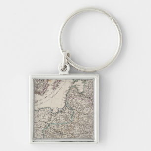 Eastern Europe, Russia, Sweden Key Ring