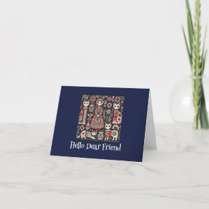 Eastern European Cats Thank You Card