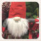 Eastern European Christmas Gnome Holiday Coasters