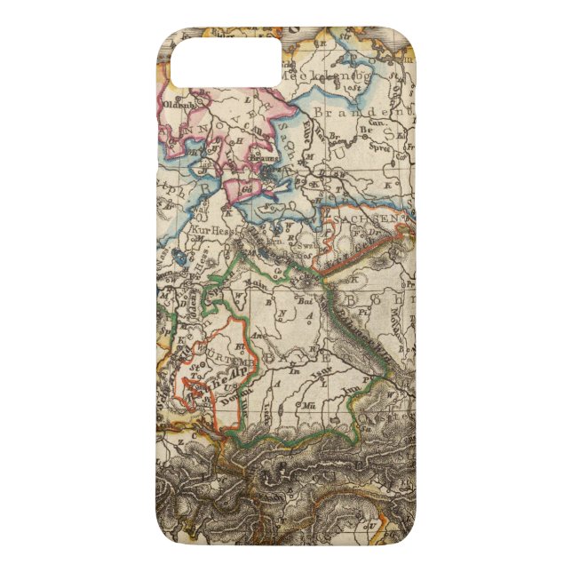 Eastern European Map Case-Mate iPhone Case (Back)