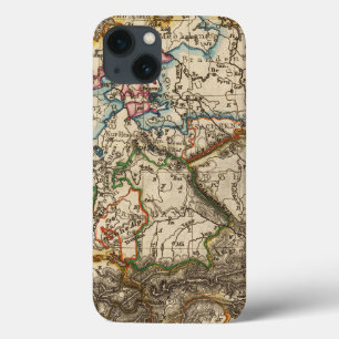 Eastern European Map iPhone 13 Case