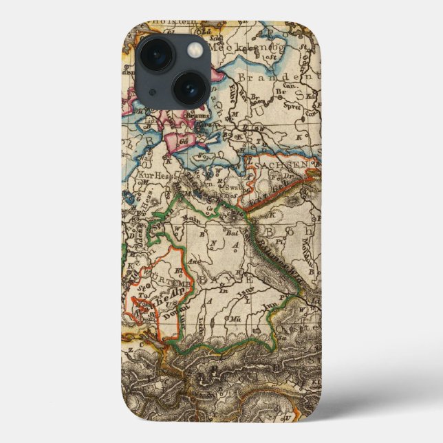 Eastern European Map Case-Mate iPhone Case (Back)