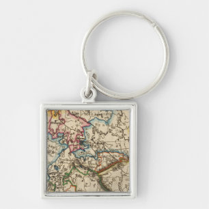 Eastern European Map Key Ring