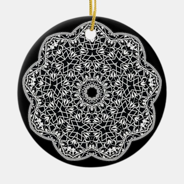 Eastern Geometric Design Ornament (Front)