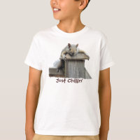 Eastern Grey Squirrel Just Chillin' Funny T-Shirt