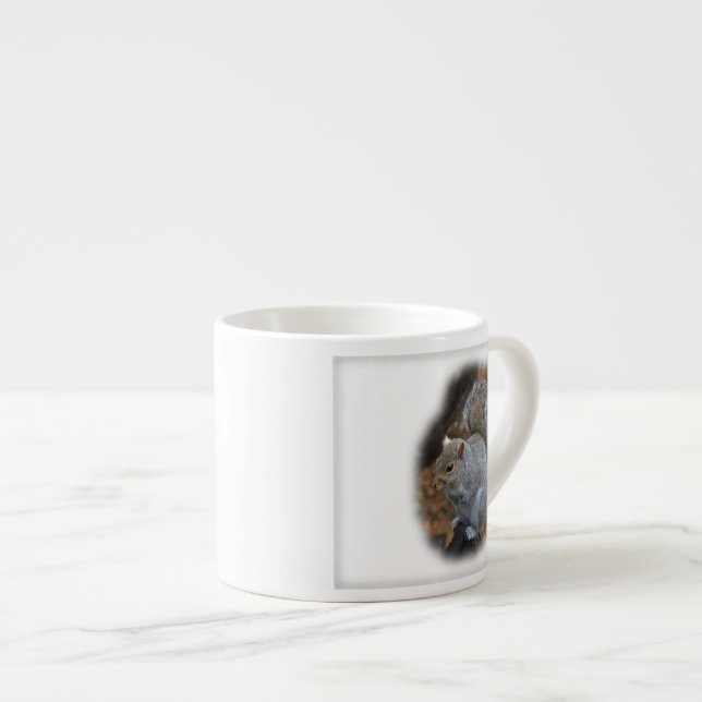 Eastern Grey Squirrel - Sciurus carolinensis Espresso Cup (Front Right)