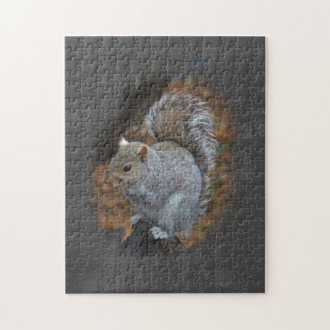 Eastern Grey Squirrel - Sciurus carolinensis Jigsaw Puzzle (Vertical)