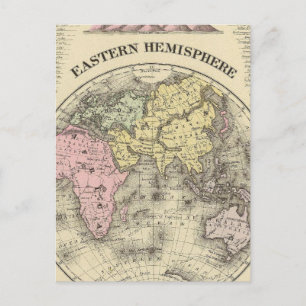 Eastern Hemisphere 13 Postcard