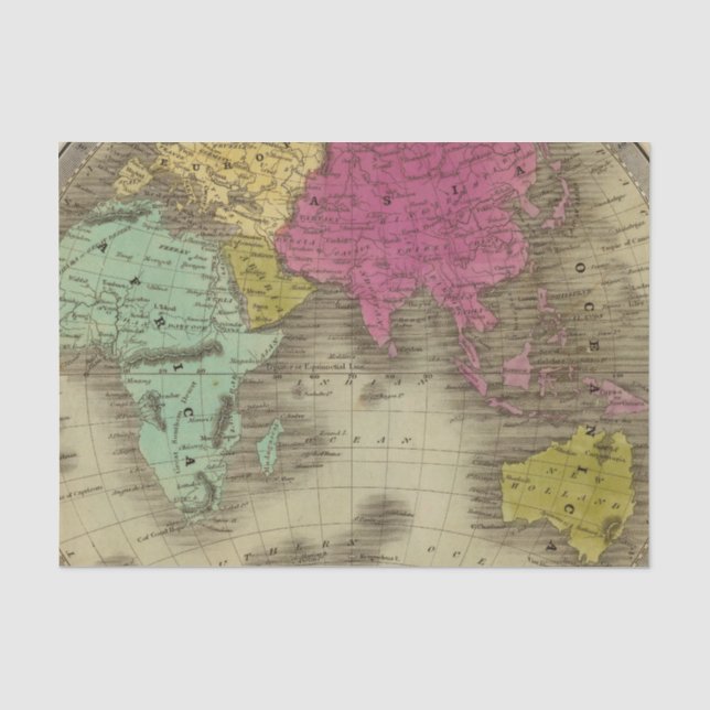 Eastern Hemisphere 15 2 Tissue Paper (Front)