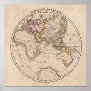Eastern Hemisphere 6 Poster