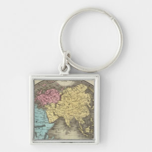 Eastern Hemisphere 9 Key Ring