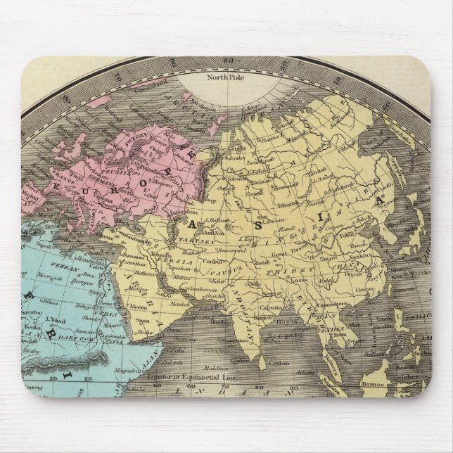 Eastern Hemisphere 9 Mouse Pad (Front)