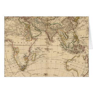 Eastern Hemisphere Circular Map