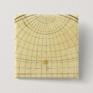 Eastern Hemisphere Outline 15 Cm Square Badge