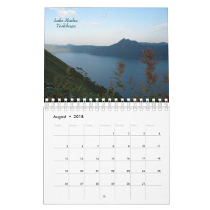 Eastern Hokkaido 2018 Calendar