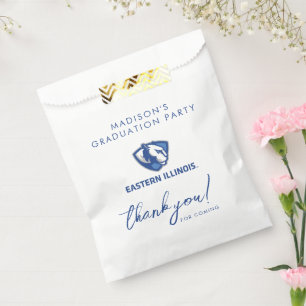 Eastern Illinois Panthers Head and Wordmark Logo Favour Bag