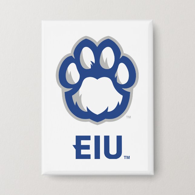 Eastern Illinois Panthers Paw Print & EIU (Front)