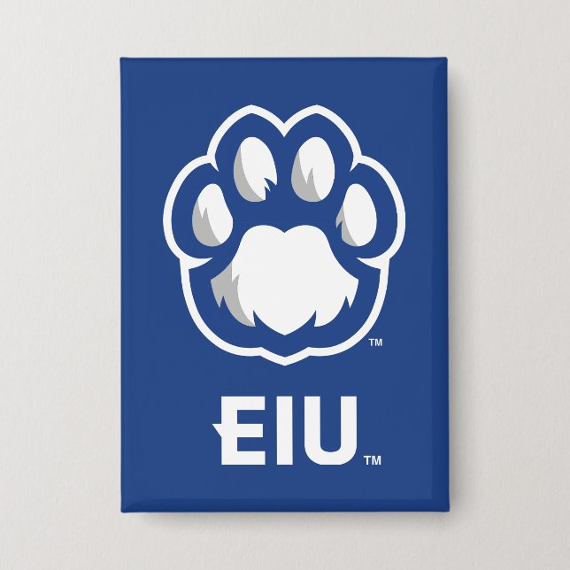 Eastern Illinois Panthers Paw Print & EIU (Front)