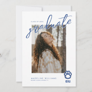 Eastern Illinois Panthers Paw Print & EIU Announcement