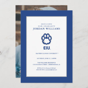 Eastern Illinois Panthers Paw Print & EIU Announcement