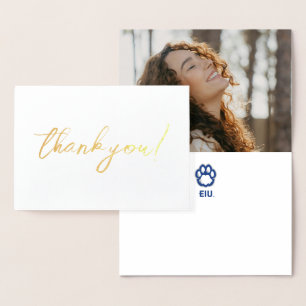 Eastern Illinois Panthers Paw Print & EIU Foil Card