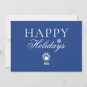 Eastern Illinois Panthers Paw Print & EIU Holiday Card