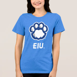 Eastern Illinois Panthers Paw Print & EIU Tri-Blend Shirt