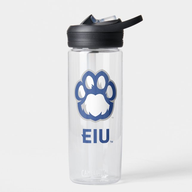 Eastern Illinois Panthers Paw Print & EIU Water Bottle (Left)