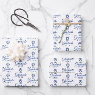 Eastern Illinois Panthers Paw Print & EIU Wrapping Paper Sheet