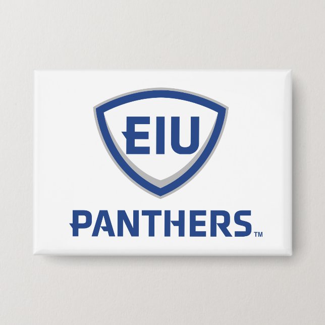 Eastern Illinois Panthers Shield & Wordmark Logo (Front)