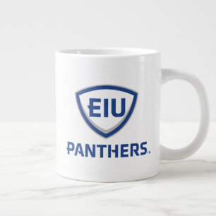 Eastern Illinois Panthers Shield & Wordmark Logo Large Coffee Mug