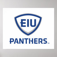 Eastern Illinois Panthers Shield & Wordmark Logo