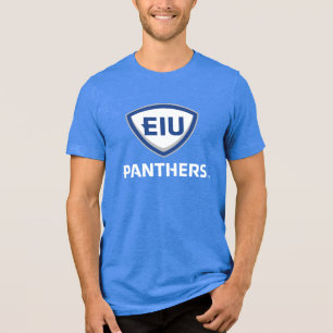 Eastern Illinois Panthers Shield & Wordmark Logo Tri-Blend Shirt