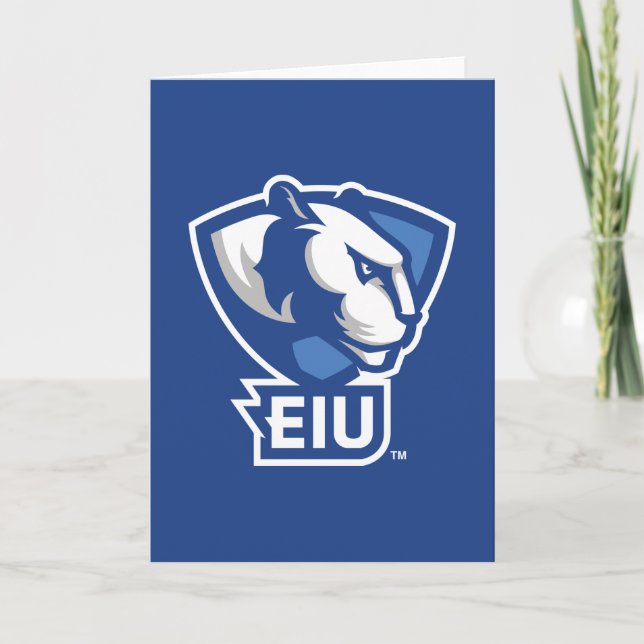 Eastern Illinois University Panthers Logo Card (Front)