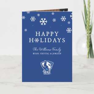 Eastern Illinois University Panthers Logo Holiday Card