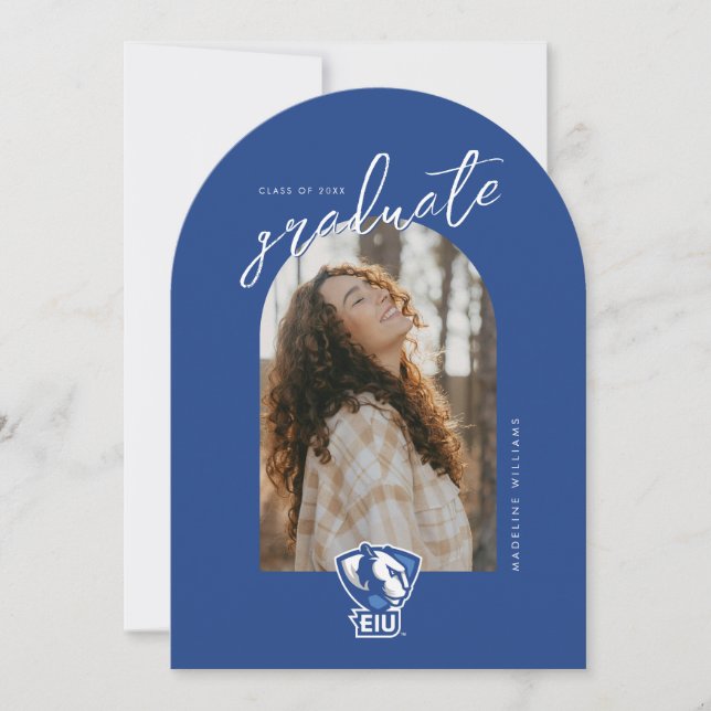 Eastern Illinois University Panthers Logo Invitation (Front)