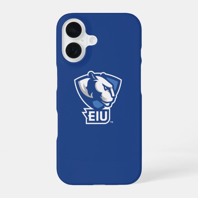 Eastern Illinois University Panthers Logo iPhone 16 Case (Back)