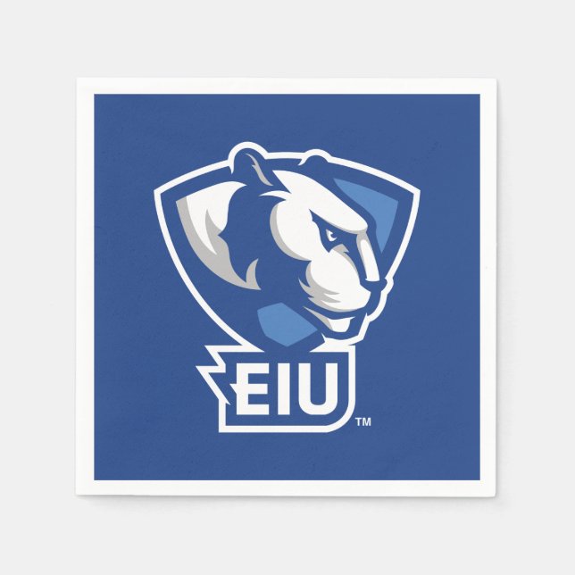 Eastern Illinois University Panthers Logo Napkin (Front)