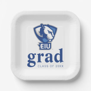 Eastern Illinois University Panthers Logo Paper Plate