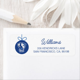 Eastern Illinois University Panthers Logo Return Address Label