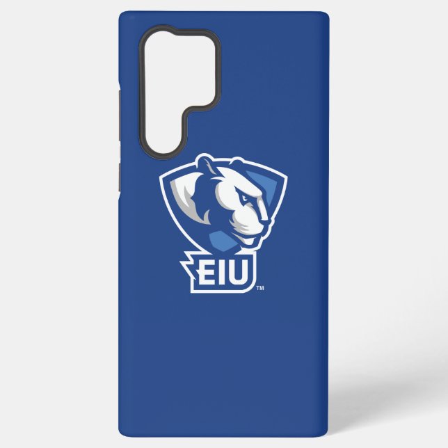 Eastern Illinois University Panthers Logo Samsung Galaxy S22 Ultra Case (Back)