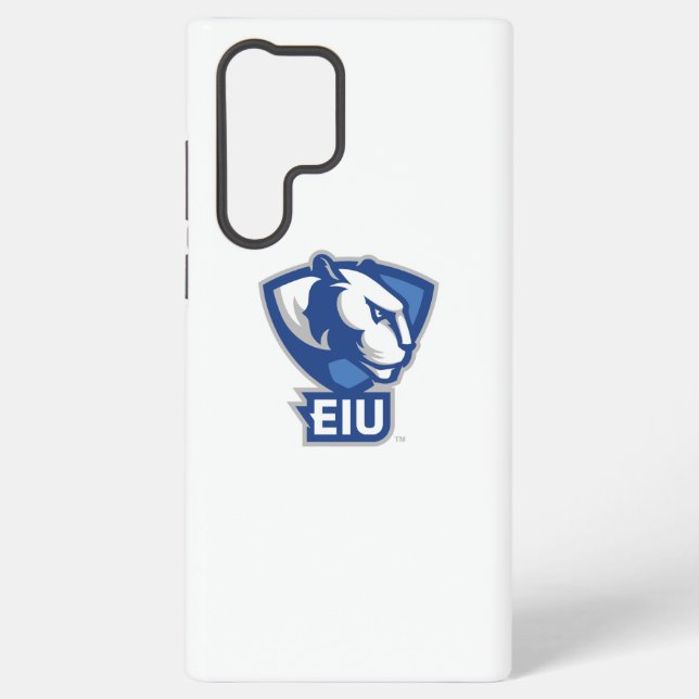 Eastern Illinois University Panthers Logo Samsung Galaxy S22 Ultra Case (Back)