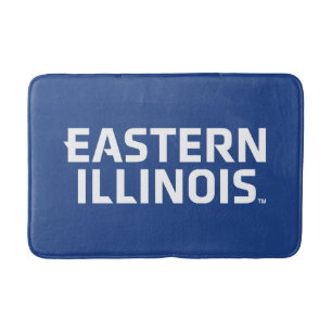 Eastern Illinois University Wordmark Logo Bath Mat