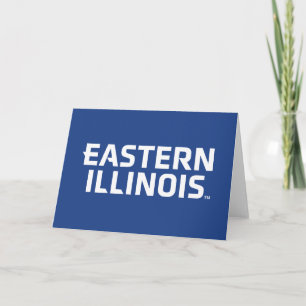 Eastern Illinois University Wordmark Logo Card