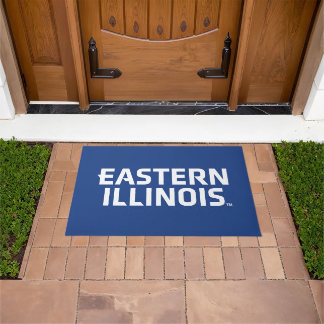 Eastern Illinois University Wordmark Logo Doormat (Outdoor)