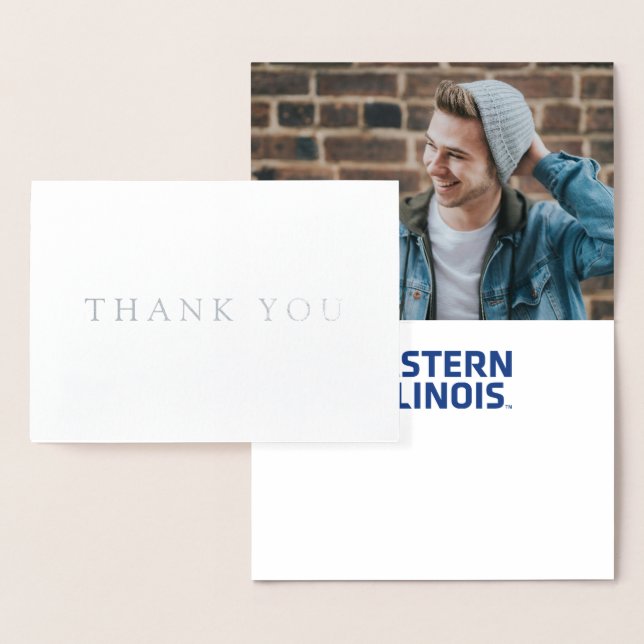 Eastern Illinois University Wordmark Logo Foil Card (Display)