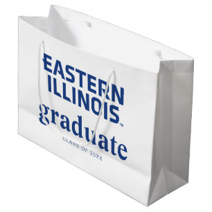 Eastern Illinois University Wordmark Logo Large Gift Bag
