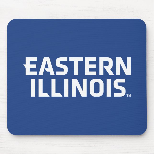 Eastern Illinois University Wordmark Logo Mouse Pad (Front)