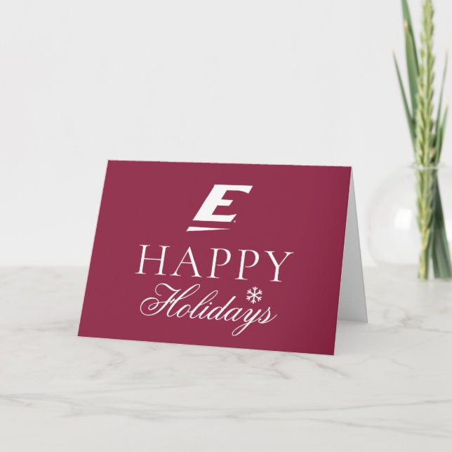 Eastern Kentucky University E Holiday Card (Front)