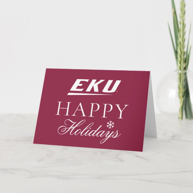 Eastern Kentucky University | EKU Holiday Card (Front)